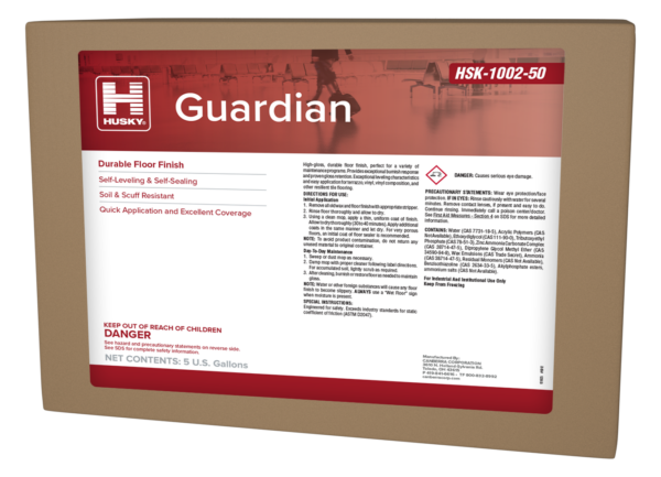 Husky 1002 Guardian Durable  Floor Finish - (5Gal BIB)