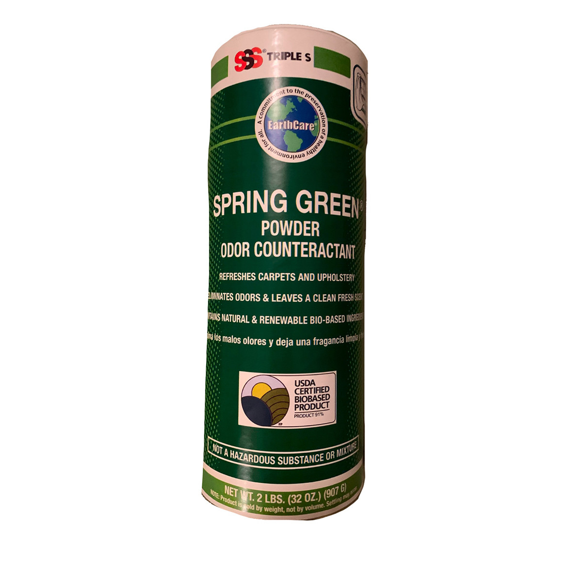 SSS Spring Green Powder Odor  Counteractant, 2# - (6/cs)