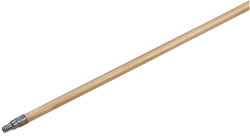 60&quot; Metal Tip Broom Handle,  Threaded - (12/cs)