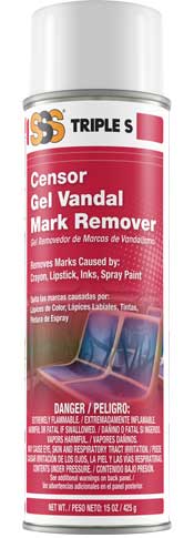SSS Censor Gel Vandal Mark Remover 12/15oz