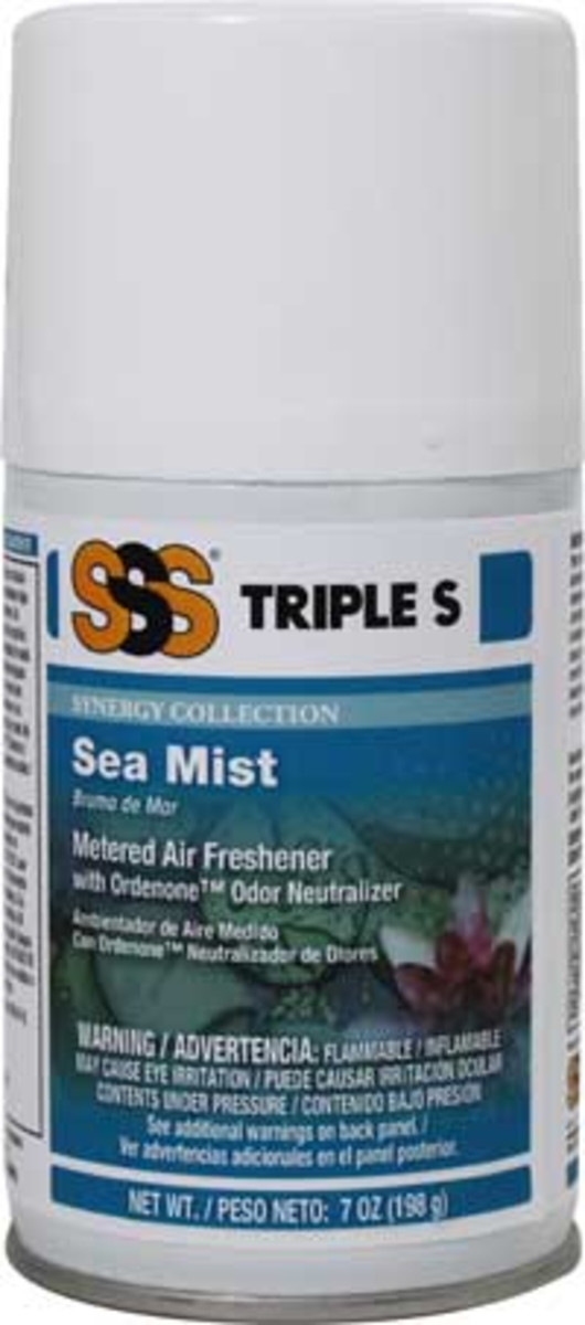 SSS SYNERGY Metered Air  Freshener, Sea Mist , 7oz - 
