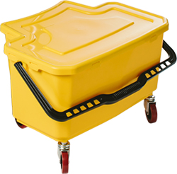 SSS Microfiber Charging Bucket, Yellow each