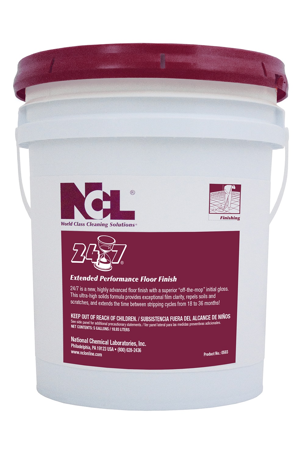 NCL 24/7 Extended Performance
Floor Finish - (5gal)