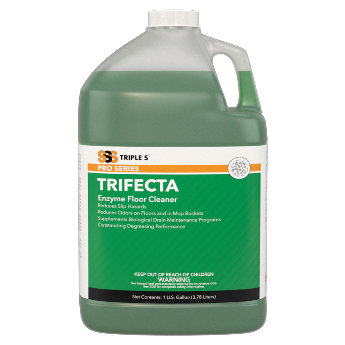 SSS Trifecta Enzyme Floor 
Cleaner - (4gal/cs)