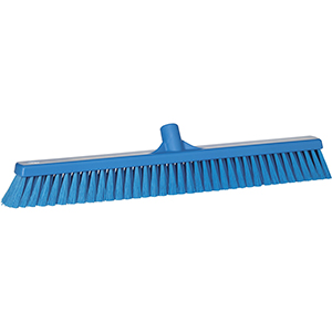 24&quot; Soft Push Broom for Small Particles - Blue