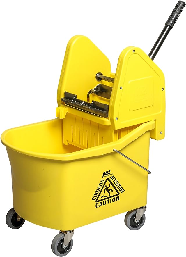 32qt Grizzly Down Press Mop 
Combo, Yellow