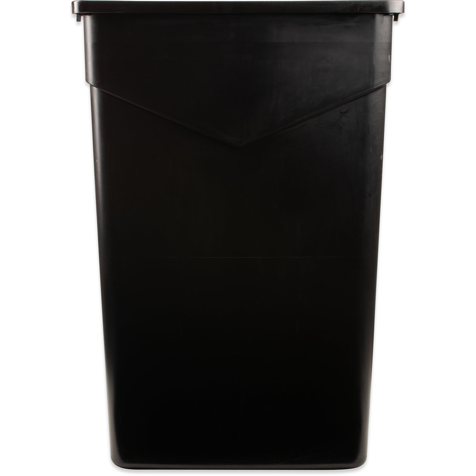 TrimLine Rectangle Waste 
Container, 23 Gallon, Black - 
(4/cs)