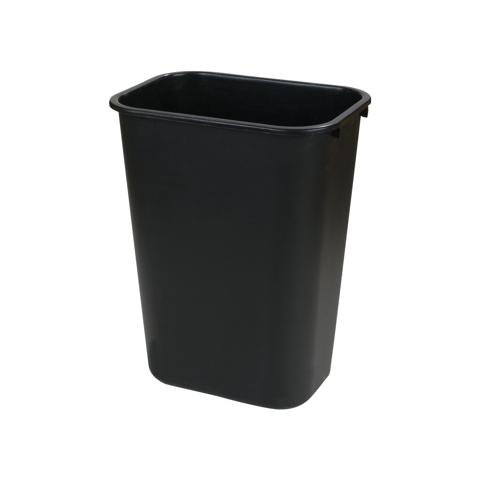 28 qt. Trash Can, Black -  (12/cs) Plastic soft-sided