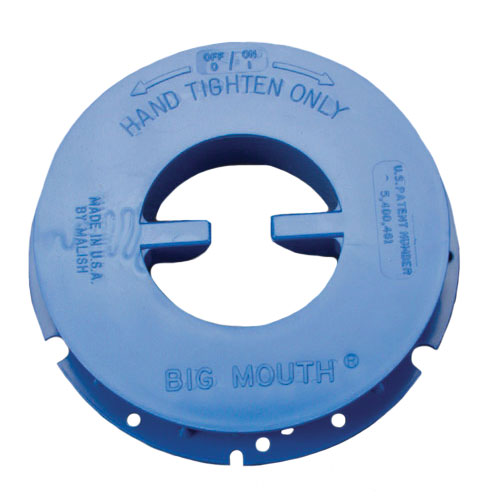 Malish Big Mouth Pad Centering  Device, RH Set, Blue