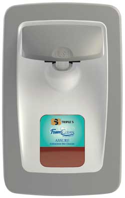 FoamClean Collection
Dispenser Wht/Gray Trim
6/1000-1250 ml