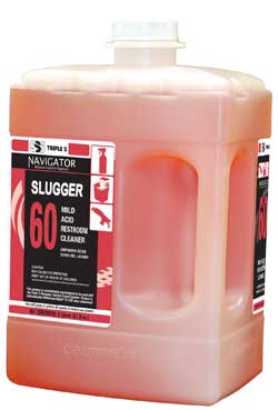 SSS Navigator #60 Slugger
Mild Acid Restroom Cleaner,
2/2L