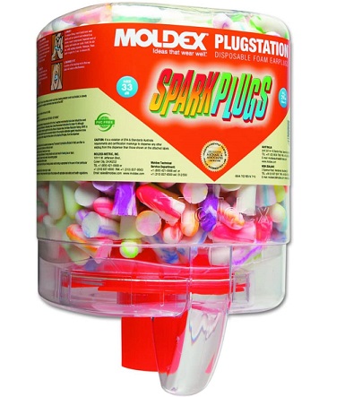 Moldex SparkPlugs PlugStation,  Uncorded, 250ct - (6/cs)