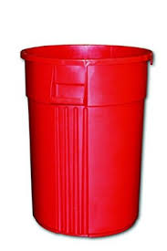 Gator 44 Gallon Red Trash Can  - (4/cs)