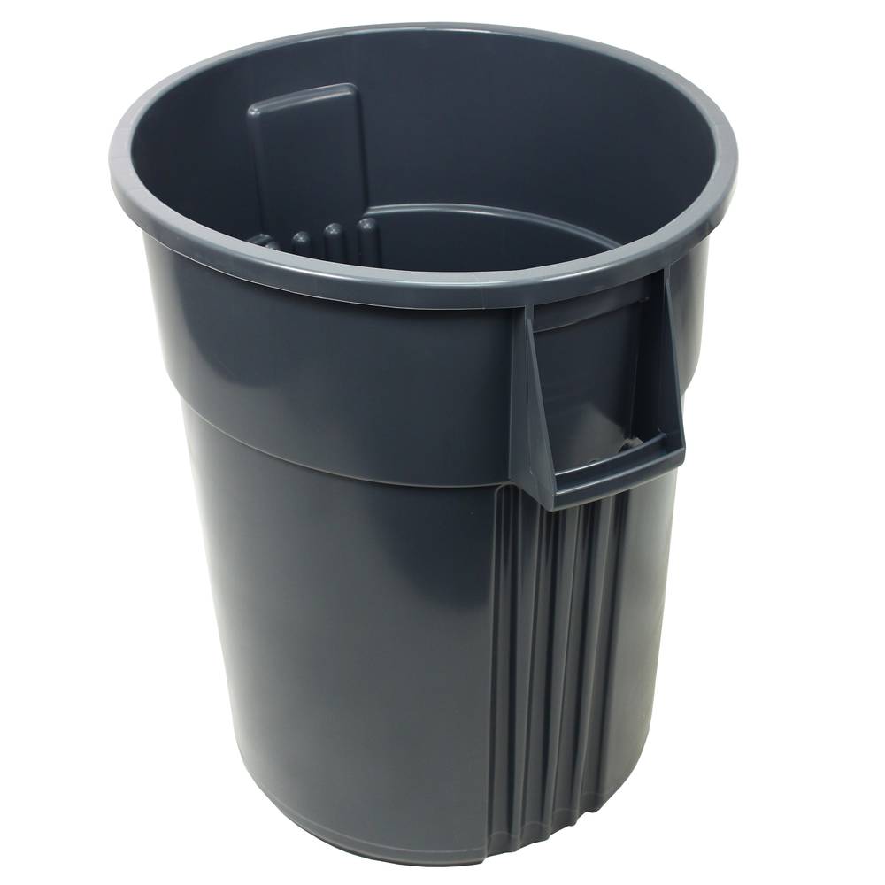 Gator Plus 55gal Trash  Container, Grey - (2/cs)