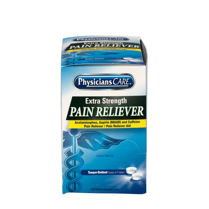 PhysiciansCare Extra Strength 
Pain Reliever - (100/box)