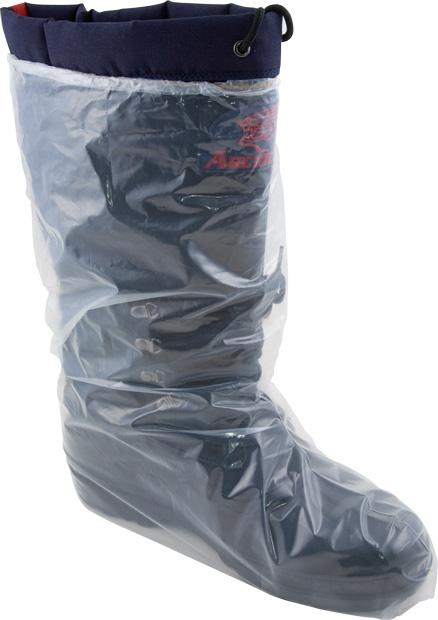 5 MIL, Clear Polyethylene Boot Cover, Elastic Top,