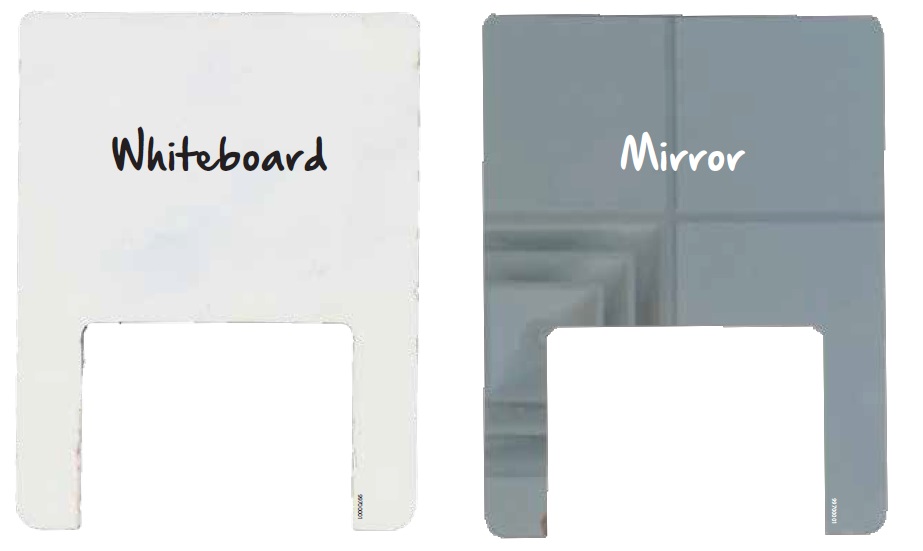 Symmetry SBMS Placard, 
Mirror/Whiteboard