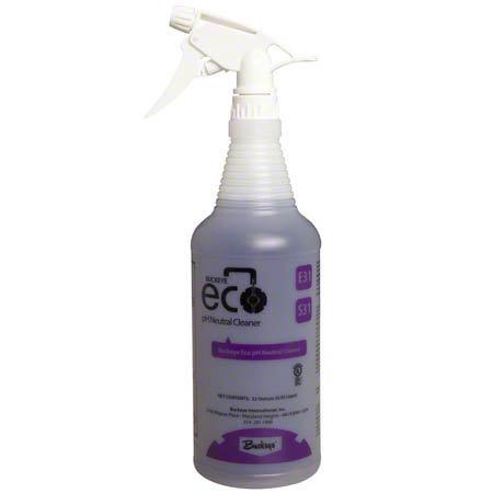 Buckeye ECO E31 pH Neutral 
Cleaner Bottle &amp; Trigger - 
(12/cs) 
