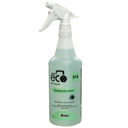 Buckeye ECO E16 Acid Cleaner,  Spray Bottles - (12/cs)