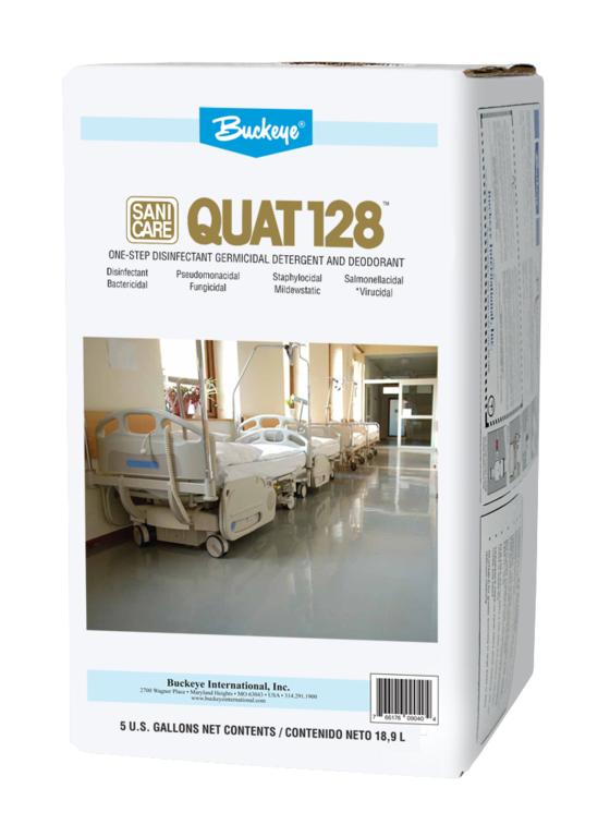 Buckeye Sanicare Quat-128 
Disinfectant - 5 Gal. Action 
Pac
