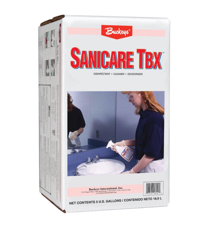 Buckeye Sanicare TBX RTU Disinfectant - 5 Gal. Action 