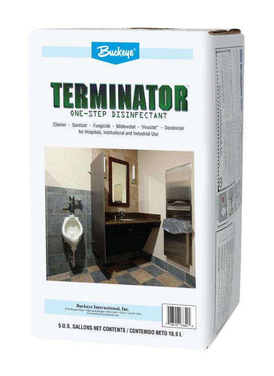 Buckeye Terminator 
Cleaner/Disinfectant - 5 Gal. 
Action Pac