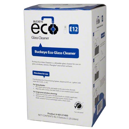 Buckeye ECO E12 Glass Cleaner, 
1.25L - (4/cs)