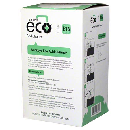 Buckeye ECO E16 Acid Cleaner, 
1.25L - (4/cs)