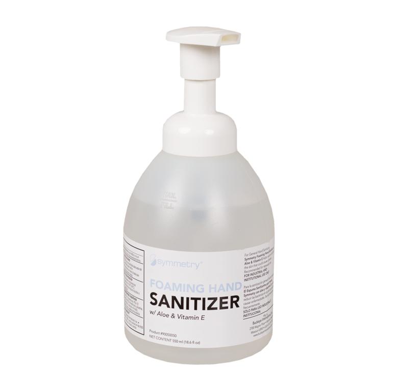 Symmetry Foam Hand Sanitizer, 550ml Pump - (12/cs)