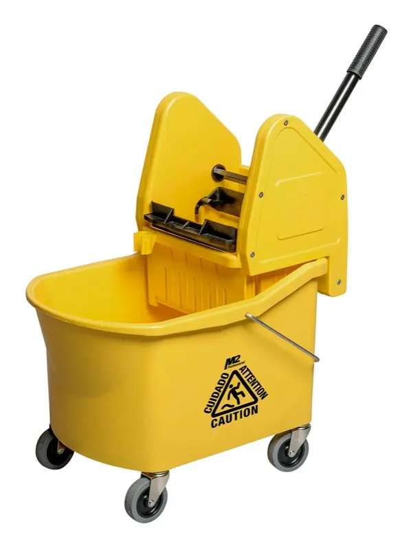 32qt Grizzly Down Press Mop  Combo, Yellow