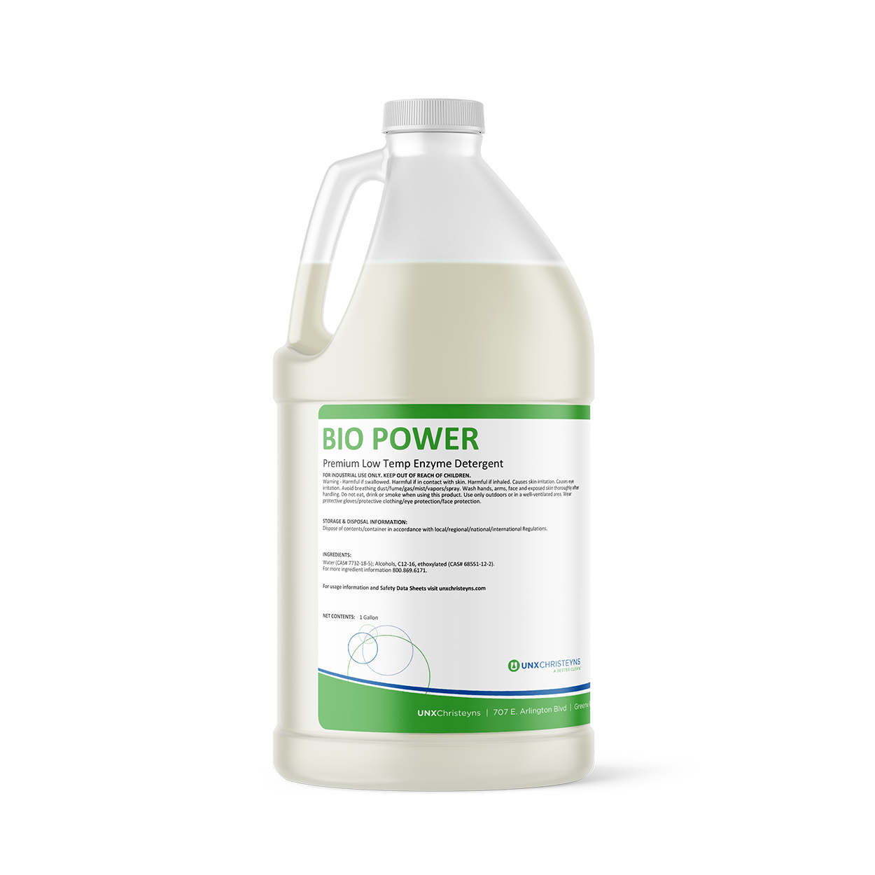 UNX Bio Power Enzyme Detergent 
- (4gal/cs)