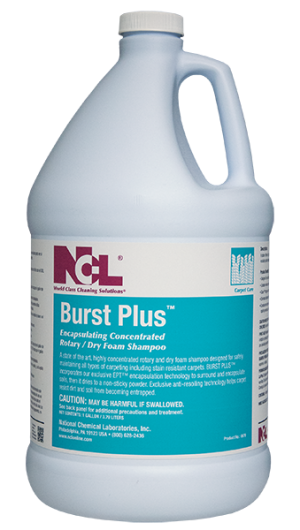 NCL® Burst Plus™ HD Rotary & Dry Foam Carpet Shampoo