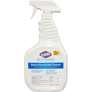 Clorox Healthcare Bleach Cleaner, 32oz Spray - (6/cs)