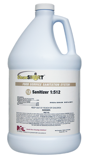 NCL CleanSMART Sanitizer 1:512 - (4gal/cs)
