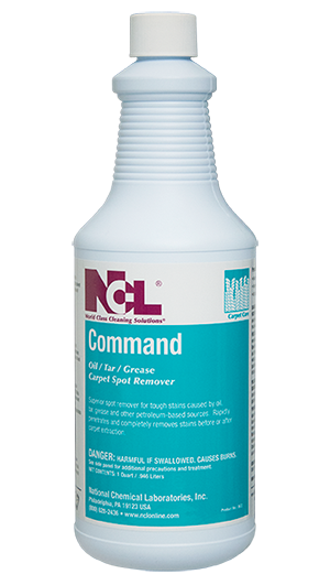 NCL Command Oil/Tar/Grease 
Carpet Spotter - (12qts/cs)