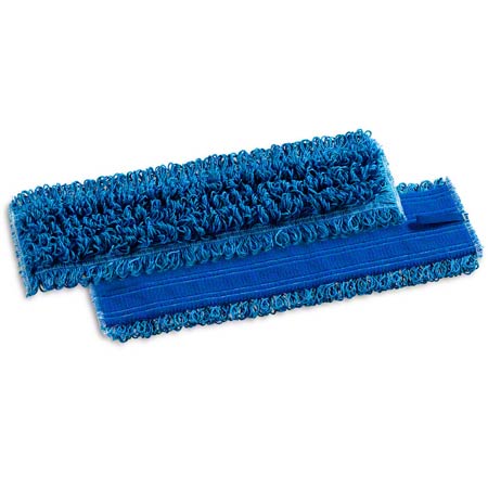 Filmop Rapido Microfiber Mop,  Velcro, Blue - (25/cs)