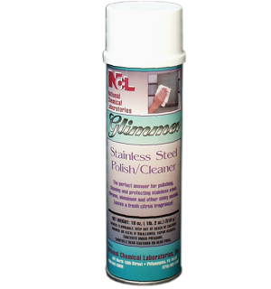 NCL Glimmer Stainless Steel Cleaner Polish - (12x18oz)