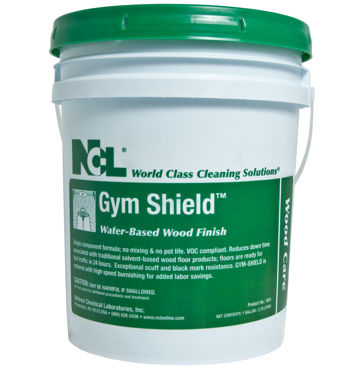 NCL GymShield Water-Based 
Urethane-Acrylic Wood Floor 
Coating - (5gal)