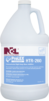 NCL ProLEX 260 Concentrated
High Temp Rinse Additive -
(4gal/cs)