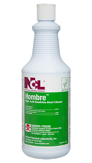 NCL Hombre High Acid Emulsion 
Bowl Cleaner - (12qts/cs)