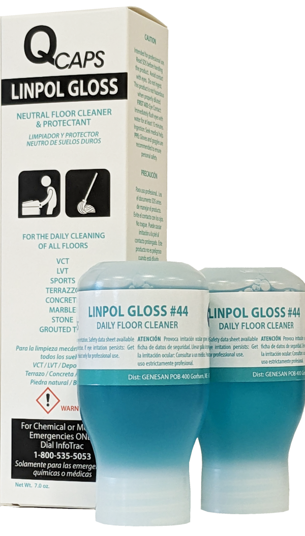 Genesan Linpol QCAPS Gloss  Cleaner / Protectant, 30/bx - 