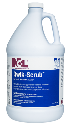 NCL Qwik-Scrub Scrub &amp; Recoat
Cleaner - (4gal/cs)