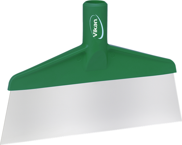 Stainless Steel Floor Scraper,  10&quot;, Green 