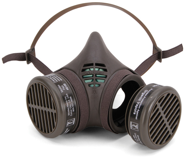 Moldex Pre-Assembled Half Mask 
NIOSH Respirator, Organic 
Vapor Cartridge