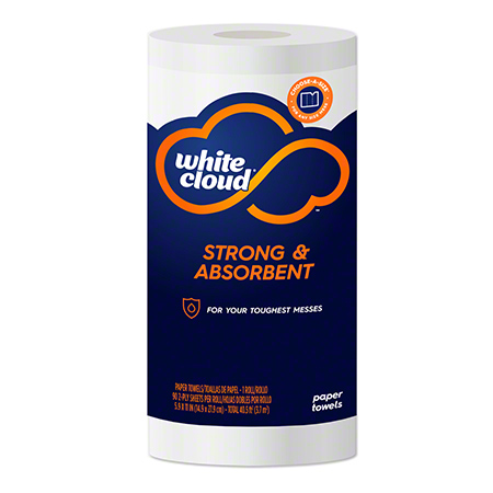 Kruger White Cloud Strong &amp;  Absorbent Kitchen Roll Towel, 