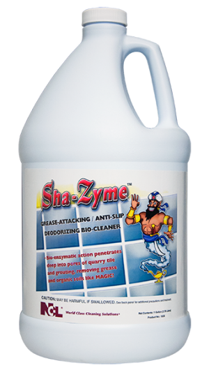 NCL Sha-Zyme Grease Attacking
/ Anti-Slip / Deodorizing
Bio-Cleaner - (4gal/cs)