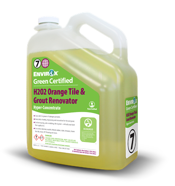 EnvirOx Absolute Green
Certified H2O2 Orange Tile &amp;
Grout Renovator,
Hyper-Concentrate, 1 gallon -
(2/cs)