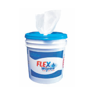 Flex-Wipes (5 Rolls/cs, 1 Dispenser Bucket)