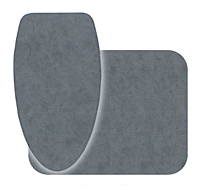 Press-On Disposable Urinal Mat (Gray) - 6/cs