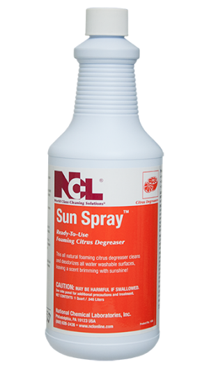 NCL Sun Spray RTU Foaming Citrus Degreaser - (12qts/cs)